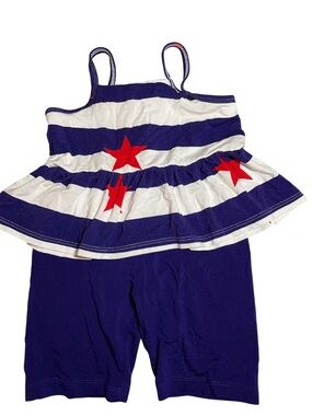 3T Bums and Roses Patriotic Outfit